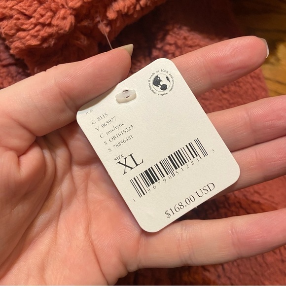 Free People We The Free Sherpa Jacket Size XL NWT - Picture 6 of 7